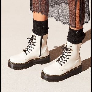 Dr. Martens Jadon Platform Boot White